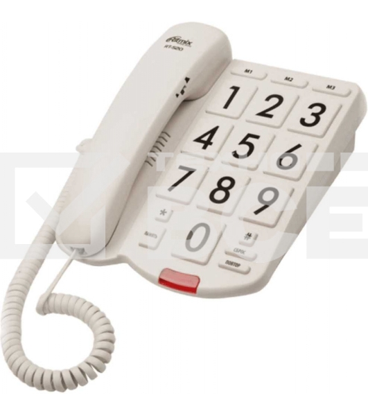 Телефон проводной Ritmix RT-520 слоновая кость