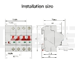 Выключатель MOES Zigbee circuit breaker 1P 10A ZCB-SC-1P10, фото5