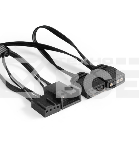 Вентилятор для корпуса ExeGate EX12025H3P4PSR-PWM.ARGB черный, 120 мм, 1800 об/мин, 26 дБ, 4 pin