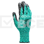 Перчатки полиэфирные Palisad с черным нитрильным покрытием, размер 9, 13 класс вязки, фото4