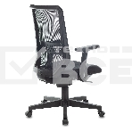 Кресло компьютерное Бюрократ MC-611N TW-01 38-418 черный, сетка/ткань, крестовина пластик, фото10