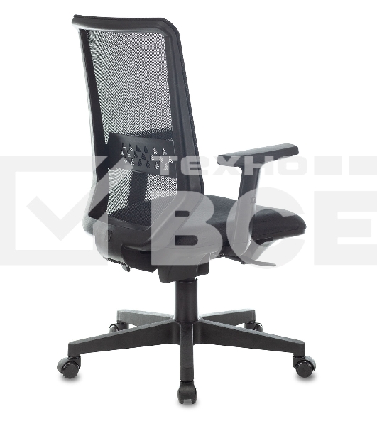 Кресло компьютерное Бюрократ MC-611N TW-01 38-418 черный, сетка/ткань, крестовина пластик