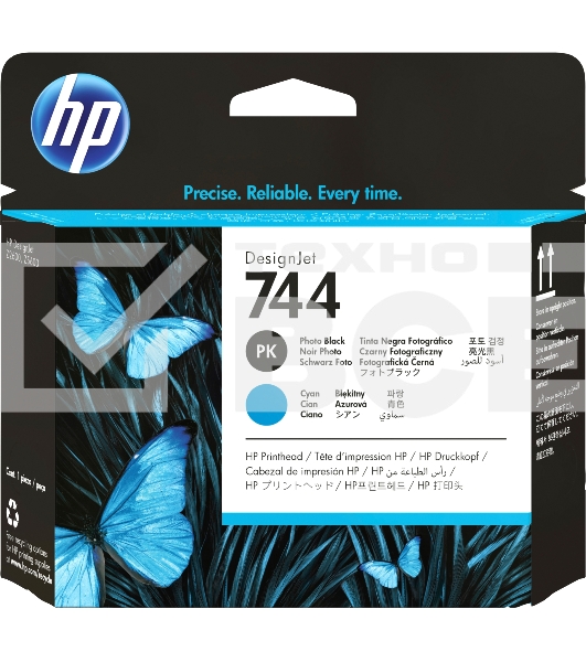 Печатающая головка HP 744 Photo Black & Cyan Printhead