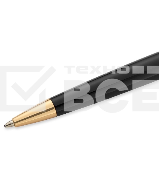 Ручка шариковая Waterman Hemisphere (CWS0920770) Matte Black GT M син. черн. подар.кор.