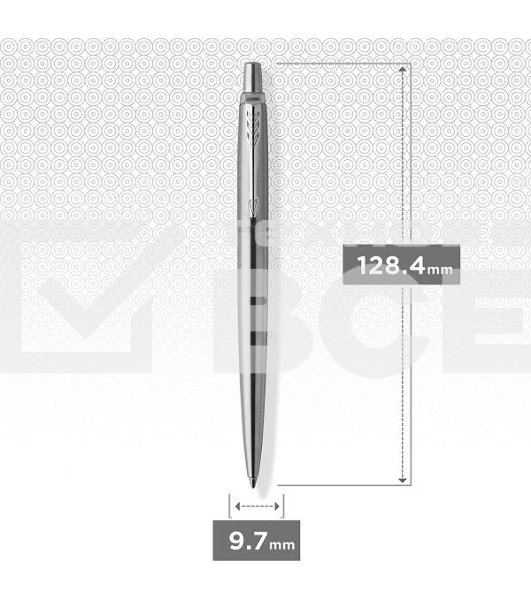 Ручка шариковая Parker Jotter Core K61 (CW1953170) Stainless Steel CT M син. черн. подар.кор.