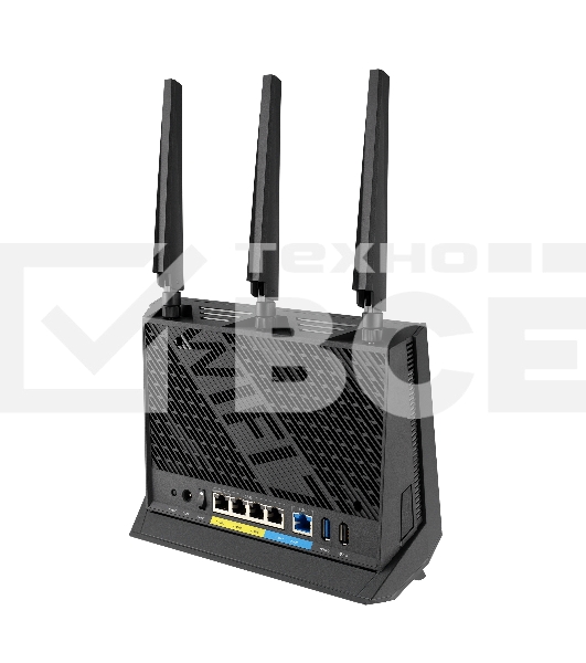 Маршрутизатор ASUS RT-BE86U, черный/красный, 90IG08W0-MO9A0V