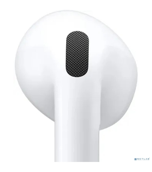 Наушники TWS Apple AirPods 4 (A3050/A3053/A3058) белый, вкладыши, Bluetooth, до 5 ч