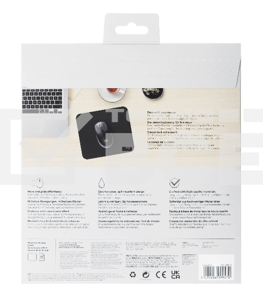 Коврикдлямыши LogitechMouse Pad Studio Series,GRAPHITE