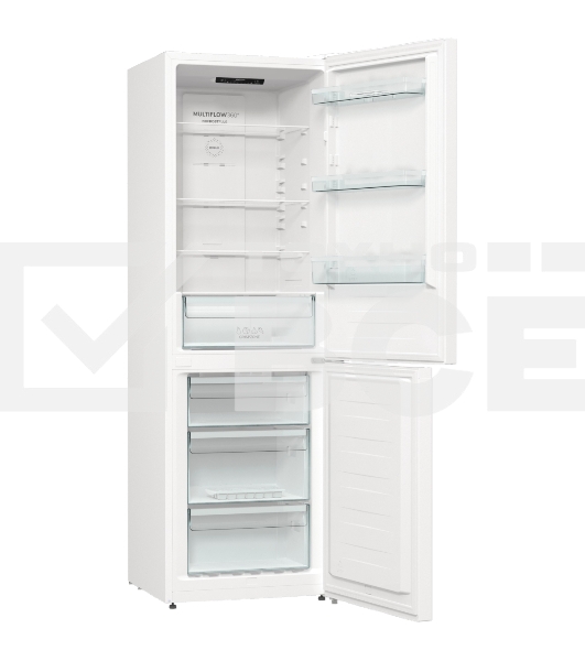 Холодильник Gorenje NRK619EEW4 белый двухкамерный 203/99л морозилка снизу, No Frost