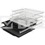 Встраиваемая электрическая духовка Gorenje BFS6148B, объем 77 л, макс. температура 230 градусов, сенсорное/поворотное управление, Wi-Fi, пар (FullSteam), сувид, AirFry, автоматические программы, телескопические направляющие на одном уровне, термощуп, динамическая система охлаждения, многоуровневое приготовление, PerfectGrill, энергоэффективность А+, черный, фото12