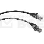 Патч-корд Cabeus PC-UTP-RJ45-Cat.5e-2m-BK UTP, cat. 5e, 2 м, неэкранированный, черный. 7681c, фото 1