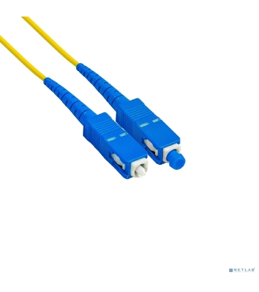 Патч-корд волоконно-оптический ExeGate FC-S-9-SC-SC-10M-LSZH (Шнур ВО SM 9/125 (OS2/G.652.D), SC/UPC-SC/UPC, Simplex, LSZH, 10 м)