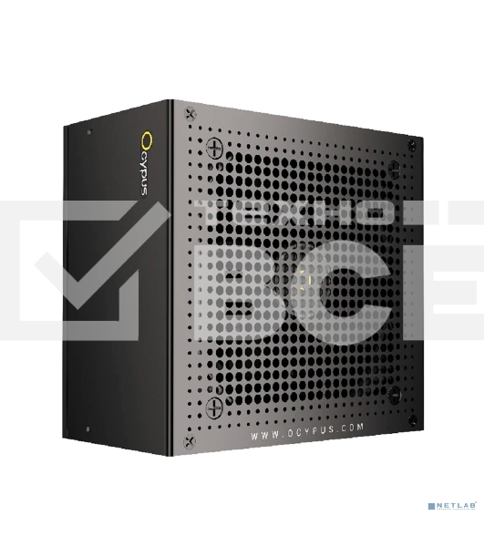 Блок питания 750W Ocypus Iota P750 (ATX, 80 PLUS Gold, APFC, 20+4 pin, 120мм fan, PCI-E 6+2Px3, 8xSATA) (Iota-P750-G1FFBK024X-EU)