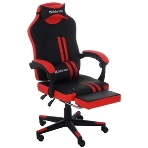 Кресло Defender DIABLO BLACK/RED черный/красный, экокожа, подставка для ног, фото16