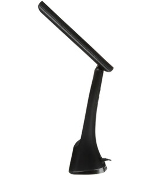 Настольный светильник Ultraflash UF-821 C02 черный (Led, светильник настольный, 7Вт, дисплей, смена цвет.темп, кожа)