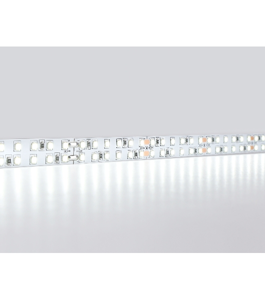 Светодиодная лента Ambrella light GS3703 2835 240Led /24W m/ 24V IP20 6500K/ 5000*14*1.2mm (2 конт.)