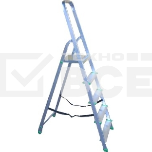 Стремянка LWI 7 ст. алюм. Стремянка алюминиевая 7 ступеней. Макс. нагрузка 150 кг. Высота 145 см. Вес 6,7 кг.