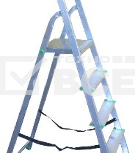 Стремянка LWI 7 ст. алюм. Стремянка алюминиевая 7 ступеней. Макс. нагрузка 150 кг. Высота 145 см. Вес 6,7 кг.