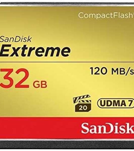 Флеш карта CF 32GB SanDisk Extreme 120MB/s