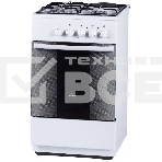 Плита комбинированная Flama RK 23-105 W белый, конфорок 4 шт, духовка 50 л, 50 см x 85 см x 60 см, фото 1