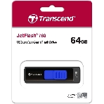 Флешка USB Transcend JetFlash 760 (TS64GJF760), 64Gb, USB 3.0, R/W 130/40, черный/синий, фото6
