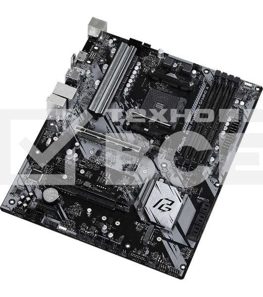 Материнская плата ASRock B550 Phantom Gaming 4, AM4, AMD B550, 4xDDR4, 6xSATA, 2xM.2, 1xPCI-E 3.0 x16, 1xPCI-E 4.0 x16, 1xHDMI, 1x 1Gb LAN, 3x3.5 мм, 7.1, ATX