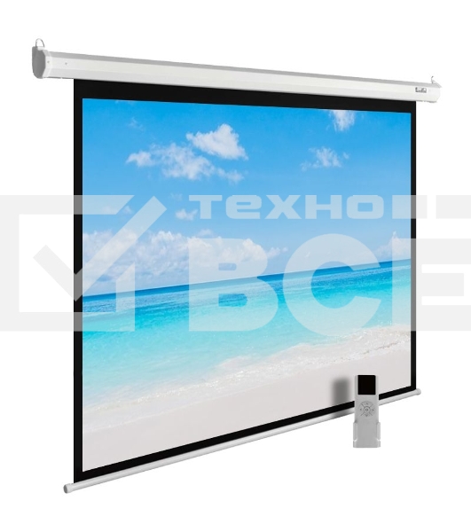 Экран Cactus 225x300см MotoExpert CS-PSME-300x225-WT 4:3 настенно-потолочный рулонный белый (моторизованный привод)