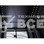 Шкаф серверный ЦМО ШТК-СП-42.8.12-48АА-9005 42U 800x1200мм пер.дв.перфор. задн.дв.перфор.2-хст. 2 бок.пан. 1350кг черный, фото2