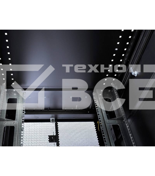 Шкаф серверный ЦМО ШТК-СП-42.8.12-48АА-9005 42U 800x1200мм пер.дв.перфор. задн.дв.перфор.2-хст. 2 бок.пан. 1350кг черный