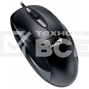 Мышь проводная Genius XScroll V3 черный, 1000 dpi, USB, кнопки - 3