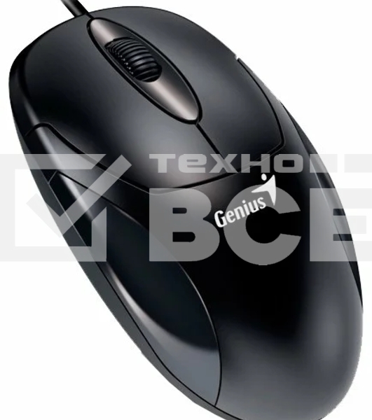 Мышь проводная Genius XScroll V3 черный, 1000 dpi, USB, кнопки - 3