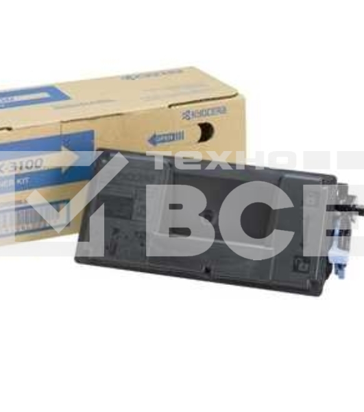 Картридж лазерный Kyocera TK-3100 (1T02MS0NL0) черный для FS-2100D/2100DN/M3040dn/M3540dn 12500 стр.