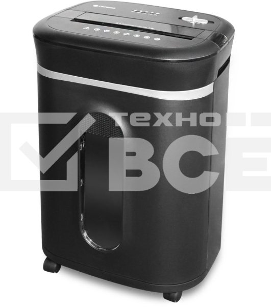 Шредер ГЕЛЕОС УМ28-5, DIN P-5 (5 ур-нь секр.), 28 литров, фрагмент 1,9х12мм, 13-14 лист (70г/м2), CD/пл.карты/скрепки/скобы,