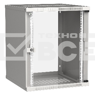 Шкаф ITK LWE3-15U66-GF LINEA WE 15U 600x600 мм дверь стекло серый