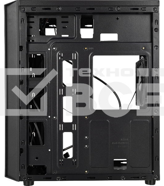 Компьютерный корпус Accord ACC-CL297B черный без БП ATX 1x120mm 2xUSB2.0 1xUSB3.0 audio