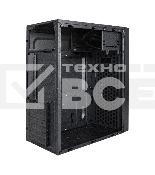 Компьютерный корпус Miditower ExeGate AA-440U-AA500 (ATX, AA500 8 см, 2*USB+1*USB3.0, аудио, черный)