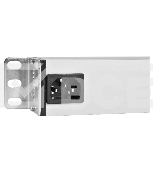 Блок розеток ЦМО Rem-10 без шнура с выкл., 5 IEC 60320 C13, вход IEC 60320 C14, 10A, алюм., 10