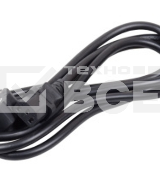 Кабель электропитания ITK PC-C13D-1M PDU 3х1,5 1м с разъёмами С13 - нем.ст