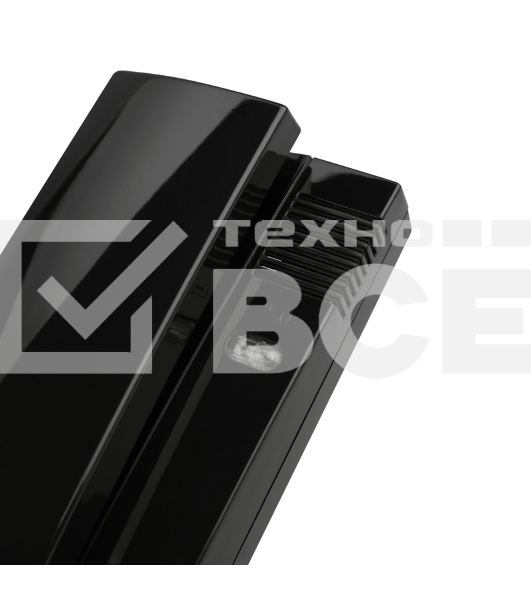 Трубка домофона с индикатором и регулировкой звука RX-320, черная Rexant
