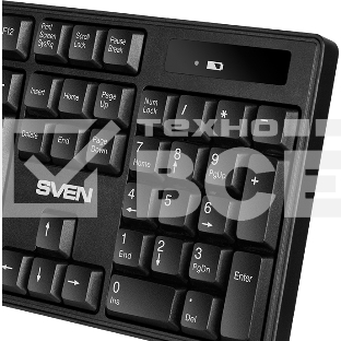 Клавиатура SVEN KB-C2100W беспроводная USB черный
