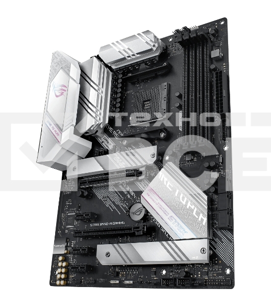 Материнская плата ASUS ROG STRIX B550-A GAMING, AM4, AMD B550, 4xDDR4, 6xSATA, 2xM.2, 1xPCI-E 4.0 x16, 1xPCI-E 3.0 x16, 3xPCI-E x1, 1xHDMI, 1xDP, 1x 2.5Gb LAN, 4xUSB 3.2 Gen 1, 1xUSB 3.2 Gen 2, 1xUSB-C 3.2 Gen 2, 5x3.5 мм, 7.1, ATX