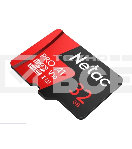 Флеш карта MicroSD card Netac P500 Extreme Pro 32GB, retail version w/o SD adapter
