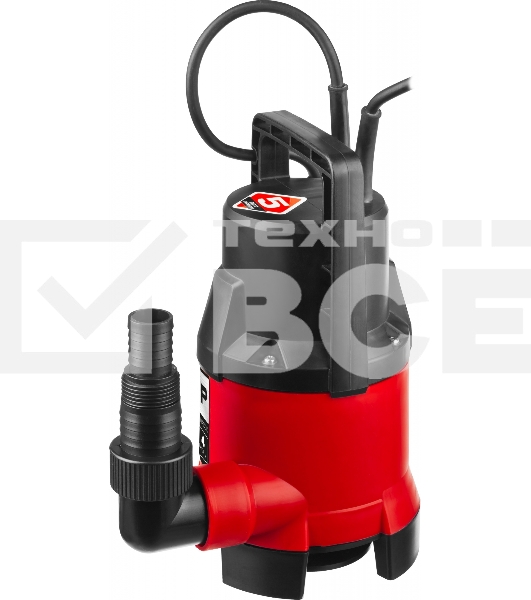 Дренажный насос ЗУБР для грязной воды, 300 Вт НПГ-М1-300