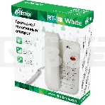 Телефон проводной Ritmix RT-311 белый, фото 1