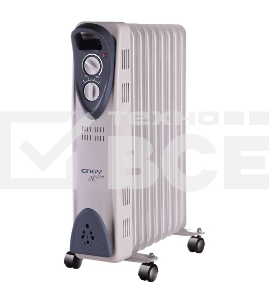 Масляный обогреватель Engy EN-2209 Modern (9 секций) белый, 2000 Вт, 20 м2, термостат