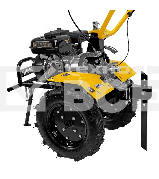 Мотоблок Denzel DPT-370X, 7 л.с., диск.сцеп, шир 90 см, глуб 35 см, фрез 3х4, ВОМ, передачи 3В/1Н