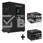 Комплект ИБП EX296002RUS + батарея 26Aч EX282970RUS 2шт (инвертор, синус, для котла, настенный) ExeGate FineSine SX-2500.LCD.AVR.2SH <2500VA/1800W, чистая синусоида, цветной LCD-дисплей, AVR, 2*Schuko, линейно-интерактивный, крепление настенное/универсаль, фото2