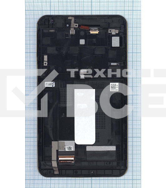 Модуль (матрица + тачскрин) Asus MeMO Pad 7 ME70CX черный с рамкой