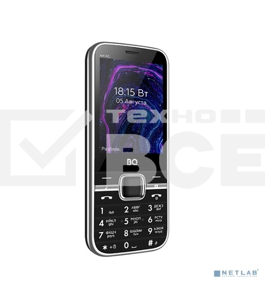 Мобильный телефон BQ 2800L Art 4G черный