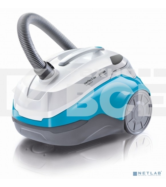 Пылесос Thomas AQUA-BOX Perfect Air Allergy Pure белый/синий, 1700 Вт, уборка сухая/сбор жидкости, пылесборник контейнер 2.6 л